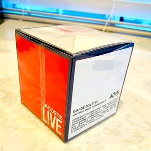 Brand New Lacoste Live eau de toilette